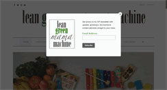 Desktop Screenshot of leangreenmamamachine.com